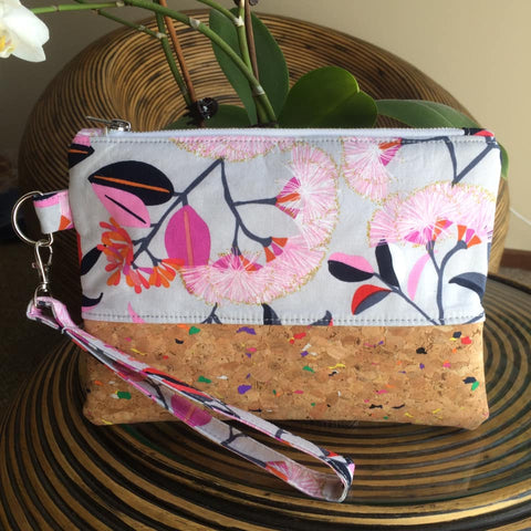 Pink Lilli Pilli Cork Clutch - Japri