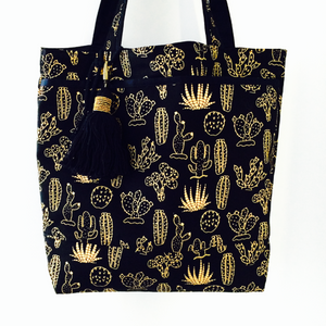 Cactus Print Tote Bag - Japri