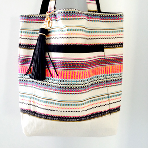 Mixed Stripes Tote Bag - Japri