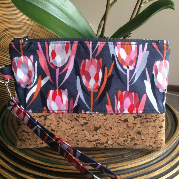 Protea Cork Clutch - Japri