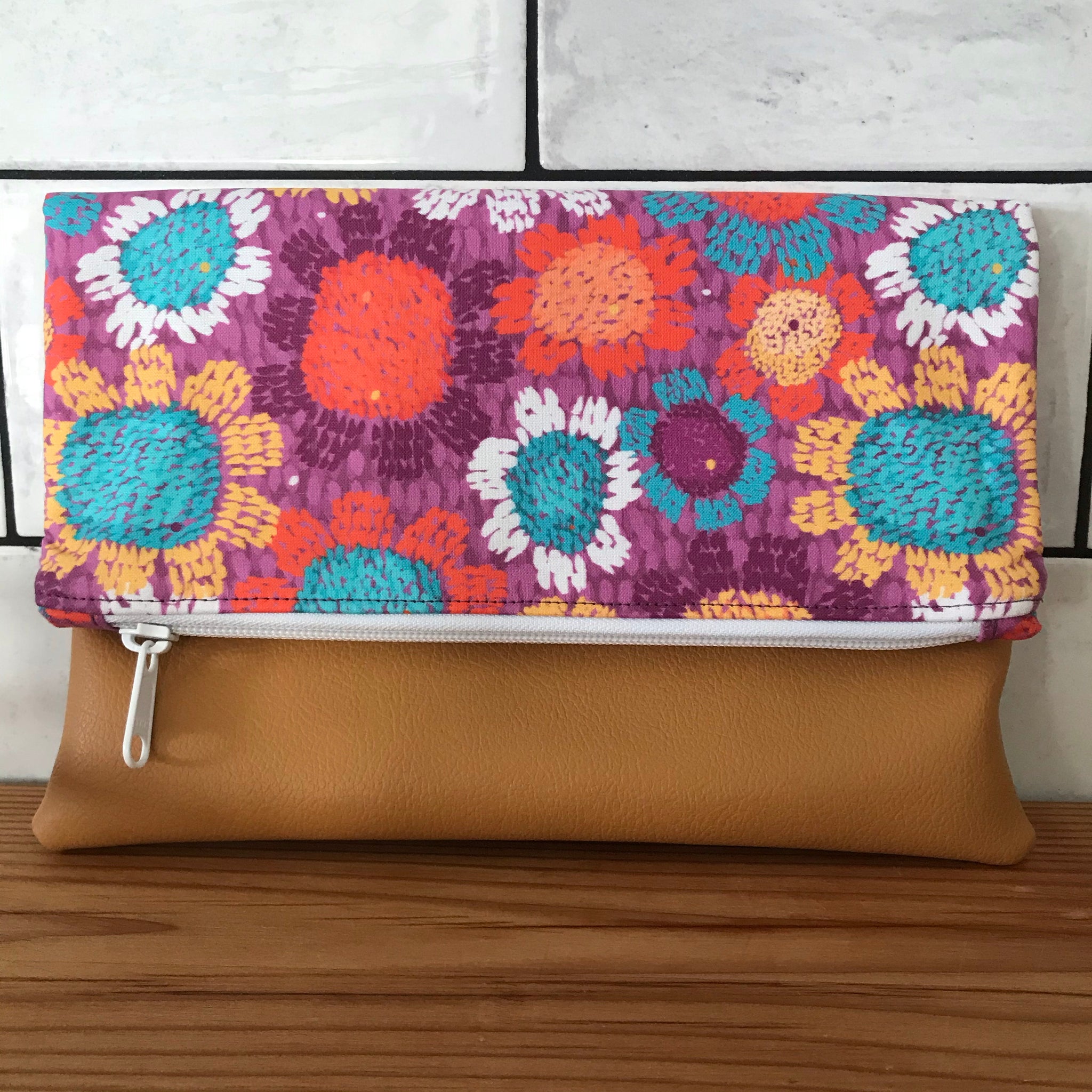 Floral 🌸 Foldover Clutch