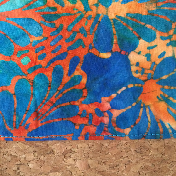 Blue Batik Clutch - Japri