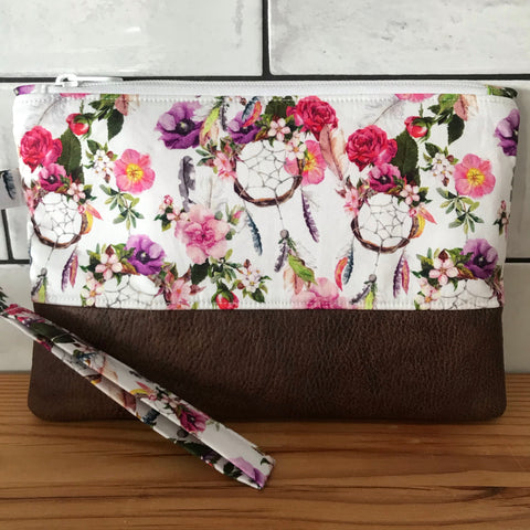 Floral Dreamcatcher Clutch