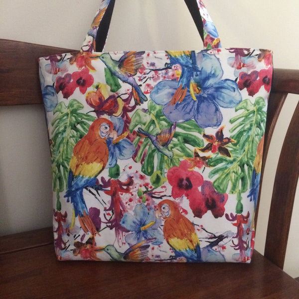 Garden Parrots Tote