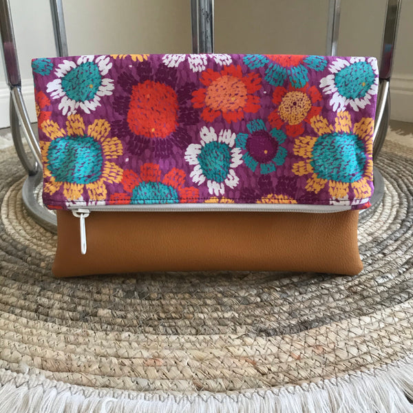 Floral 🌸 Foldover Clutch