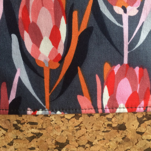 Protea Cork Clutch - Japri