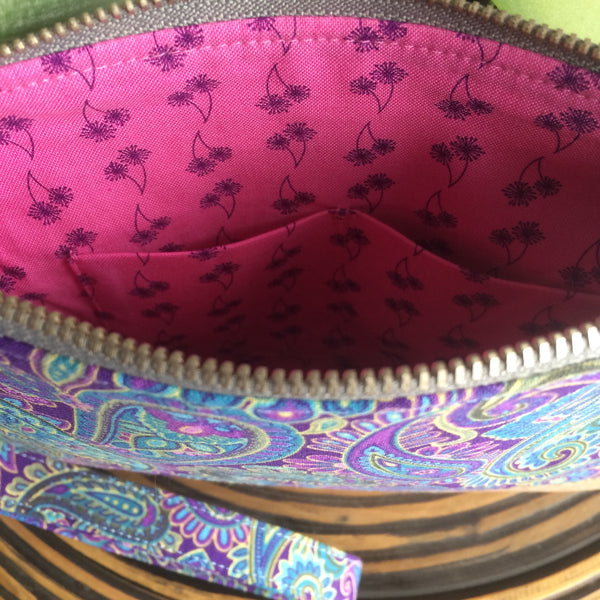 Paisley Cork Clutch - Japri
