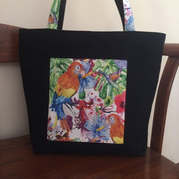 Garden Parrots Tote