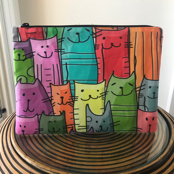 Quirky Cats Large Clutch