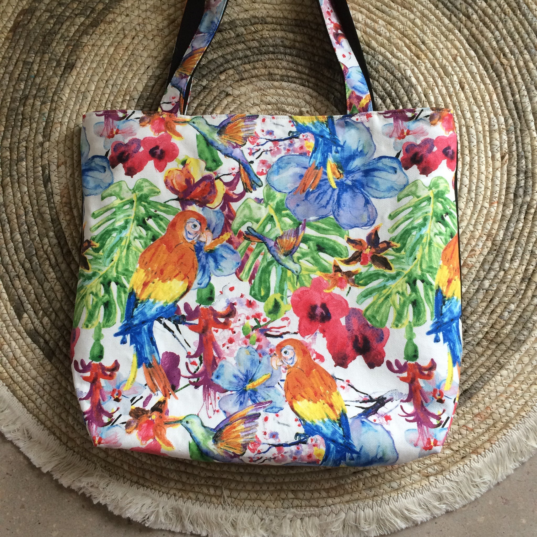 Garden Parrots Tote