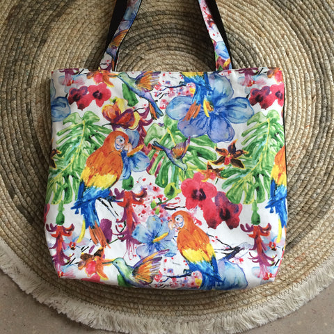 Garden Parrots Tote