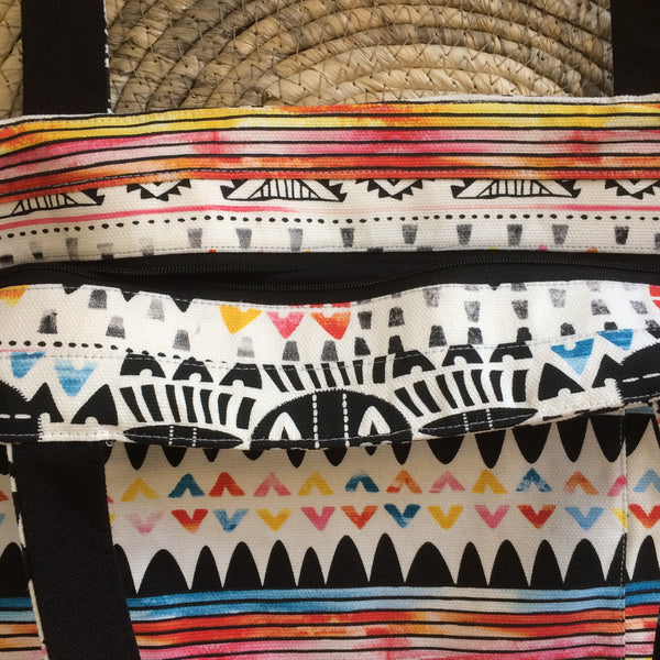 Lines of Colour Tote