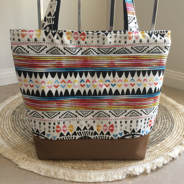 Lines of Colour Tote